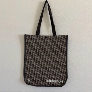 Lululemon Black and Gray Tote Bag
